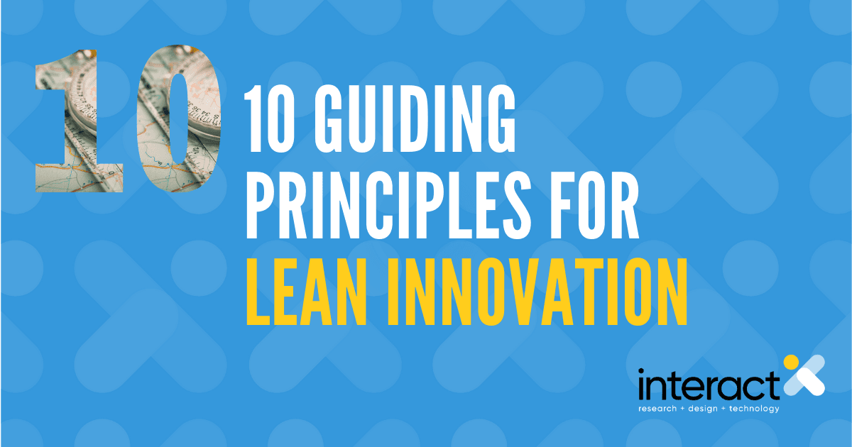 10 Guiding Principles for Lean Innovation